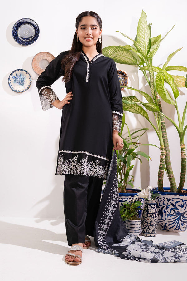 Cotton 3 Pc Suit
