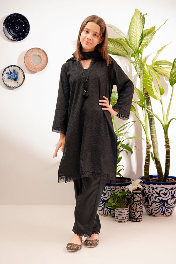 Cotton 3 Pc Suit