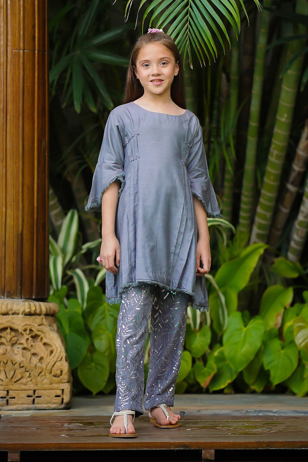 Cotton Silk Embellished 2 Pc Suit