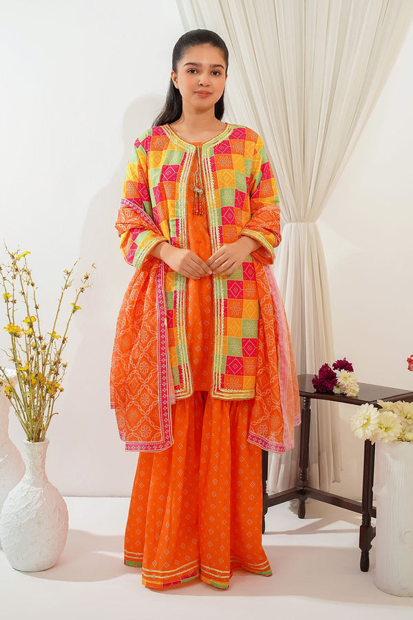 Shop the Swiss Lawn Digital Printed 3 Pc Suit, designed for teen party wear. Trendy, stylish, and perfect for making a statement at any special occasion.