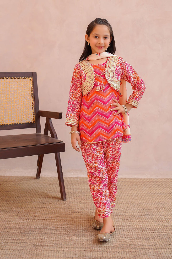 Shop the Chiffon Embroidered 3 Pc Suit for teens and kids in Australia. 